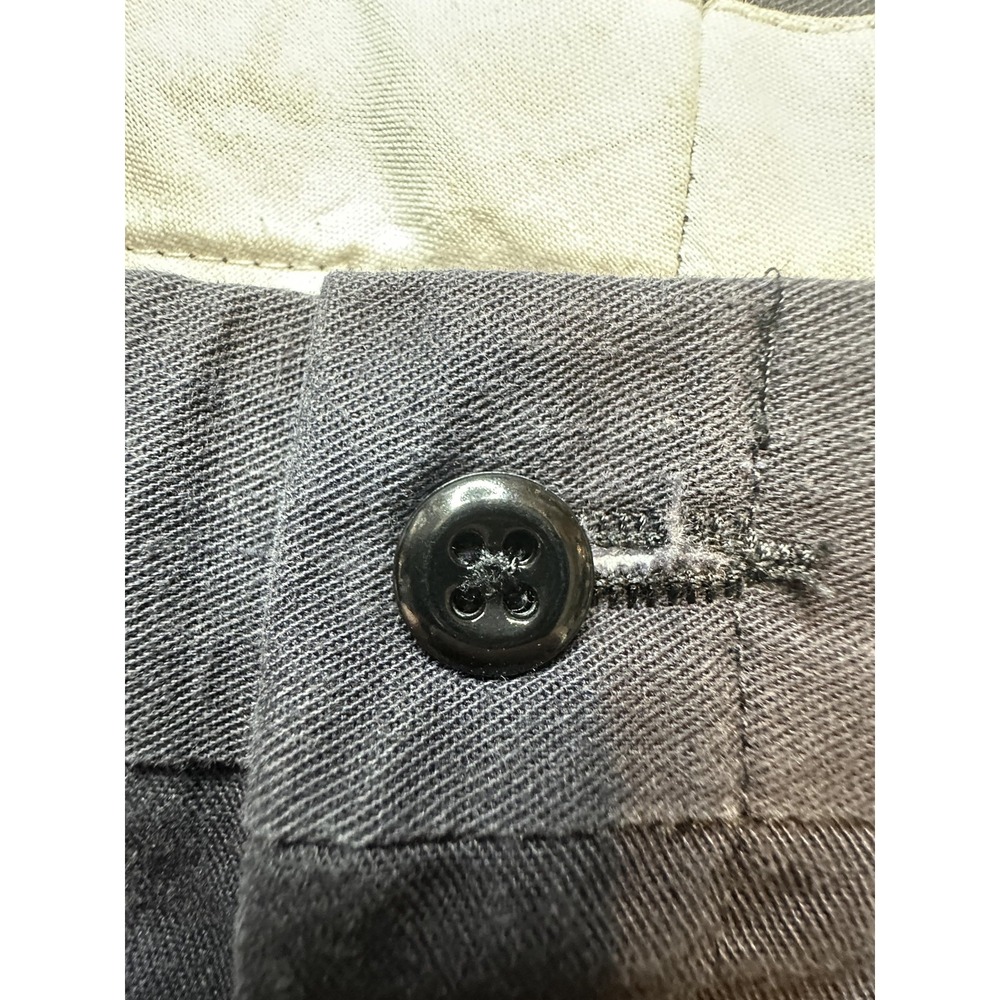 Cintas Pants Mens 44x32 Charcoal Gray Work Uniform Chino Straight Leg Zip Fly - Picture 14 of 16